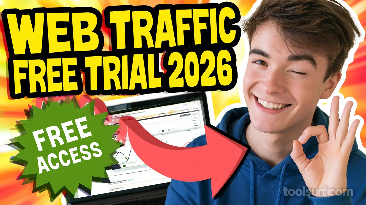 Web Traffic Free Trial 2026 illustration